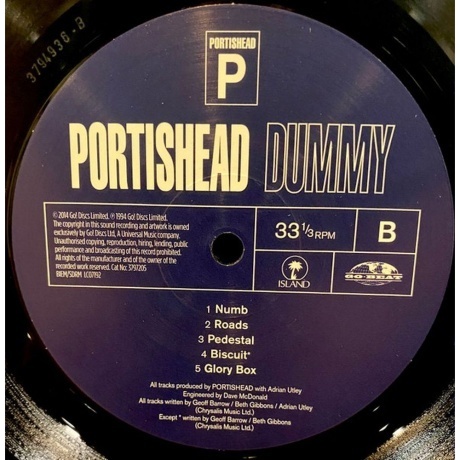 Portishead - Dummy (0602537972050) виниловая пластинка - фото 6