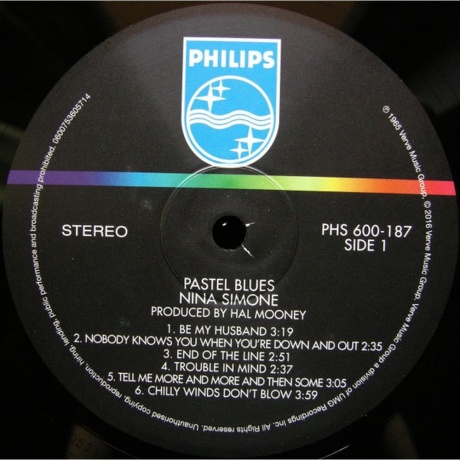 Nina Simone - Pastel Blues (0600753605714) виниловая пластинка - фото 3