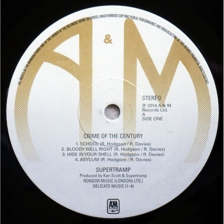 Supertramp - Crime Of The Century (0600753547441) виниловая пластинка - фото 4