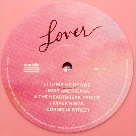 Taylor Swift - Lover (coloured) (0602508148453) виниловая пластинка - фото 5