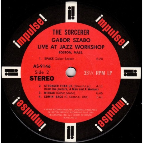 Gabor Szabo - The Sorcerer (0602448991072) виниловая пластинка - фото 6