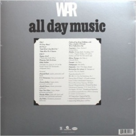 War - All Day Music (0603497844913) виниловая пластинка - фото 4