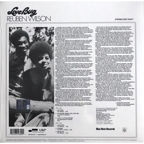 Reuben Wilson - Love Bug (0602438293001) виниловая пластинка - фото 2