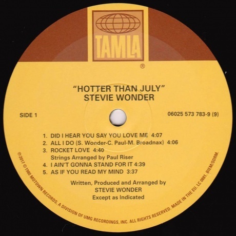 Stevie Wonder - Hotter Than July (0602557378399) виниловая пластинка - фото 7