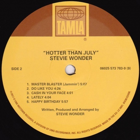 Stevie Wonder - Hotter Than July (0602557378399) виниловая пластинка - фото 8