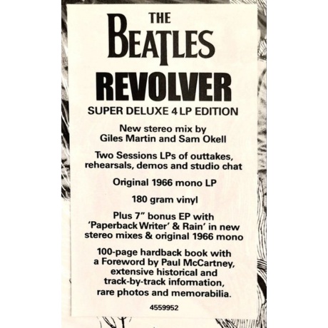 The Beatles - Revolver (Box) (0602445599523) виниловая пластинка - фото 20