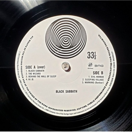 5414939920783, Black Sabbath, Black Sabbath виниловая пластинка - фото 6