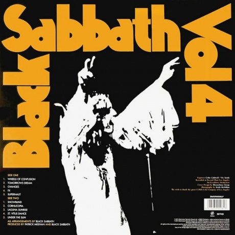 Black Sabbath - Vol.4 (5414939920813) виниловая пластинка - фото 3