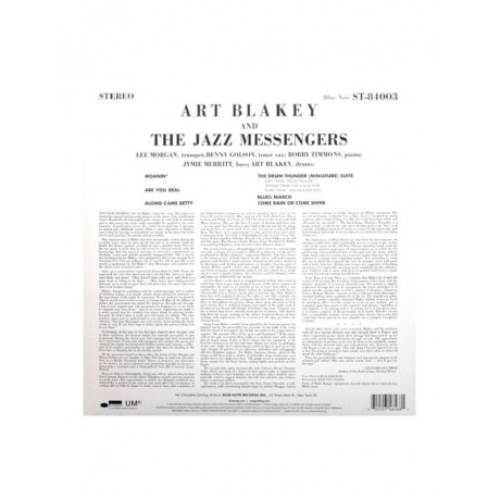 0602507465681, Виниловая пластинка Blakey, Art, Moanin' - фото 4