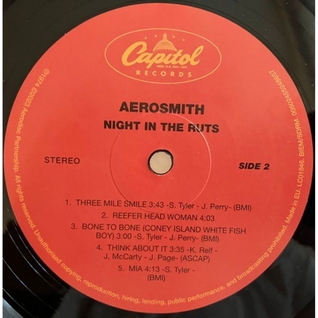 Aerosmith - Night In The Ruts (0602455248657) виниловая пластинка - фото 4