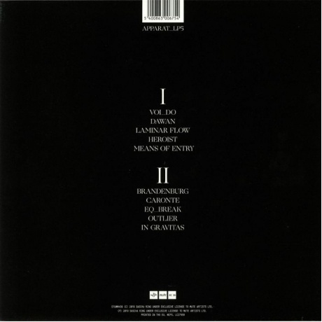 Виниловая пластинка Apparat, LP5 (5400863006754) - фото 2