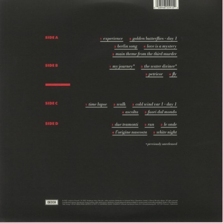 Виниловая пластинка Einaudi, Ludovico, Cinema (0028948559152) - фото 2
