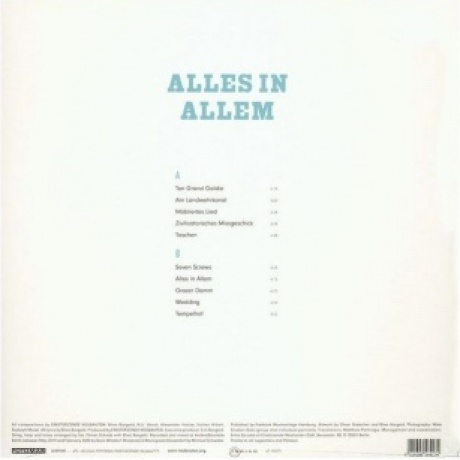 Einsturzende Neubauten - Alles In Allem (4015698564174) виниловая пластинка - фото 2