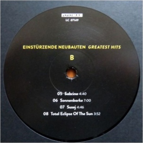 Einsturzende Neubauten - Greatest Hits (4015698008371) виниловая пластинка - фото 4