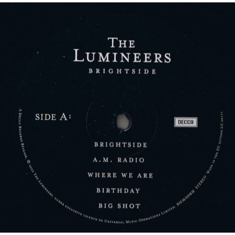 The Lumineers - Brightside (0602435739069) виниловая пластинка - фото 3