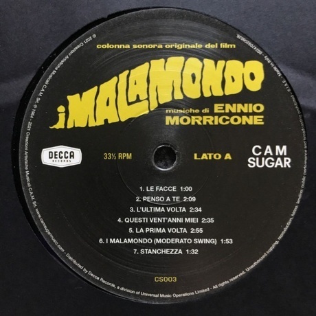 OST - I Malamondo (Ennio Morricone) (8024709206428) виниловая пластинка - фото 4