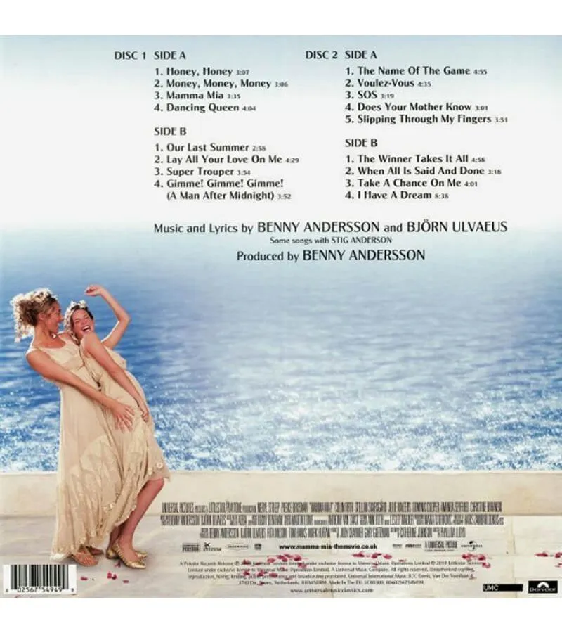 Виниловая пластинка OST, Mamma Mia! (ABBA) (0602567549499) - фото 3