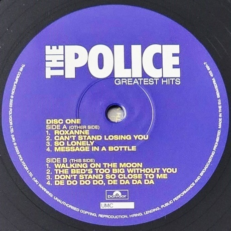 The Police - Greatest Hits (Half Speed) (0602445569250) виниловая пластинка - фото 4