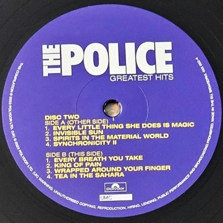 The Police - Greatest Hits (Half Speed) (0602445569250) виниловая пластинка - фото 6