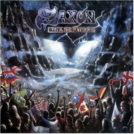 Saxon - Rock The Nations (coloured) (4050538348040) виниловая пл...