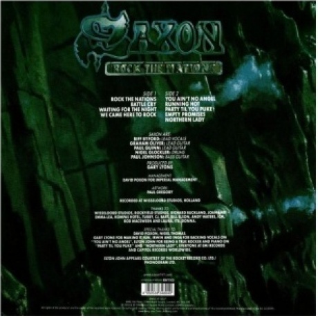 Saxon - Rock The Nations (coloured) (4050538348040) виниловая пластинка - фото 2