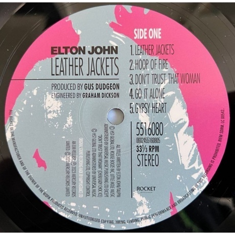 Elton John - Leather Jackets (0602455160805) виниловая пластинка - фото 3