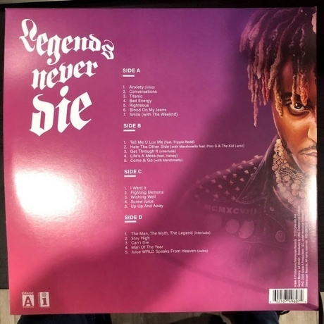 Juice WRLD - Legends Never Die (0602507496074) виниловая пластинка - фото 2