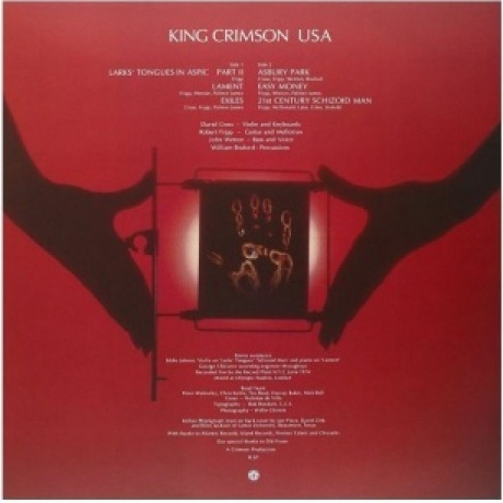 King Crimson - USA (0633367911216) виниловая пластинка - фото 2