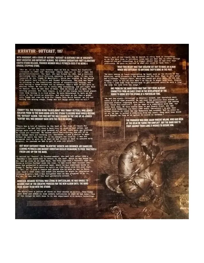 Виниловая пластинка Kreator, Outcast (coloured) (4050538336719) - фото 4