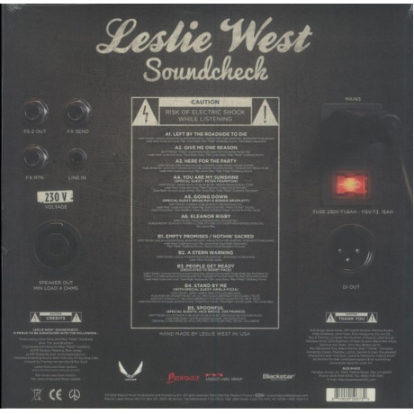 Виниловая пластинка West, Leslie, Soundcheck (coloured) (0810020506730) - фото 2