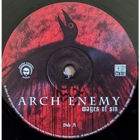Arch Enemy - Wages Of Sin (0196588004612) виниловая пластинка - фото 3