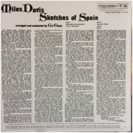 Miles Davis - Sketches Of Spain (8718469532094) виниловая пластинка - фото 2