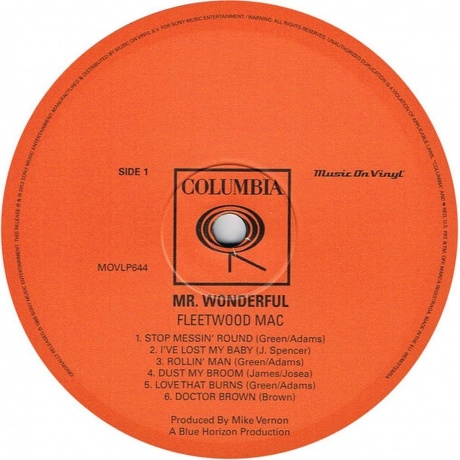 Fleetwood Mac - Mr. Wonderful (8718469531738) виниловая пластинка - фото 8
