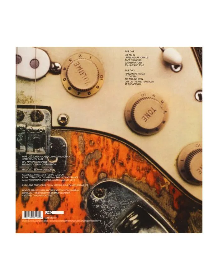 Виниловая пластинка Gallagher, Rory, Against The Grain (0602557971279) - фото 2