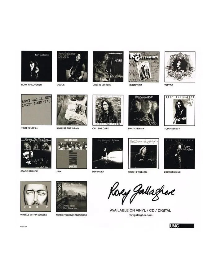 Виниловая пластинка Gallagher, Rory, Against The Grain (0602557971279) - фото 6