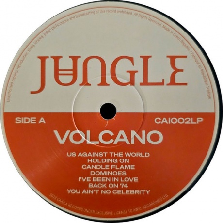 Jungle - Volcano (5056167177302) виниловая пластинка - фото 3