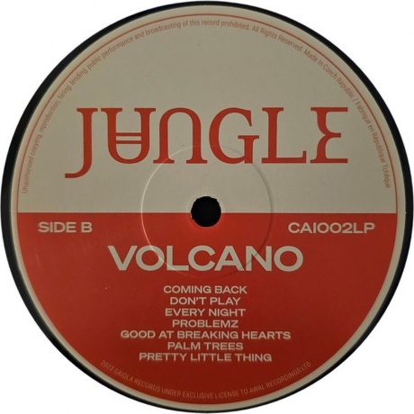 Jungle - Volcano (5056167177302) виниловая пластинка - фото 4