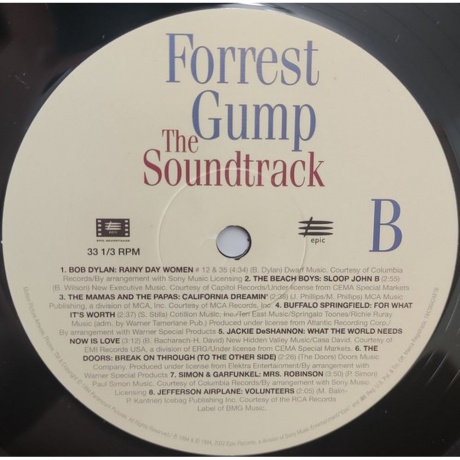 OST - Forrest Gump (Various Artists) (0194399424810) виниловая пластинка - фото 4