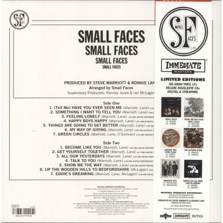 Small Faces - Small Faces (coloured) (5060767444252) виниловая пластинка - фото 2
