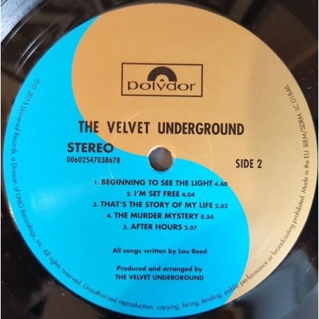 The Velvet Underground - The Velvet Underground (0602547038678) виниловая пластинка - фото 4