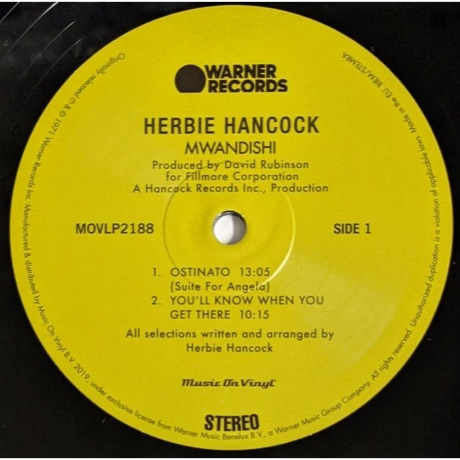 Hancock, Herbie, Mwandishi (8719262007147) виниловая пластинка - фото 5