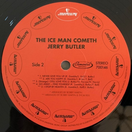 Jerry Butler - The Ice Man Cometh (8435395502525) виниловая пластинка - фото 3