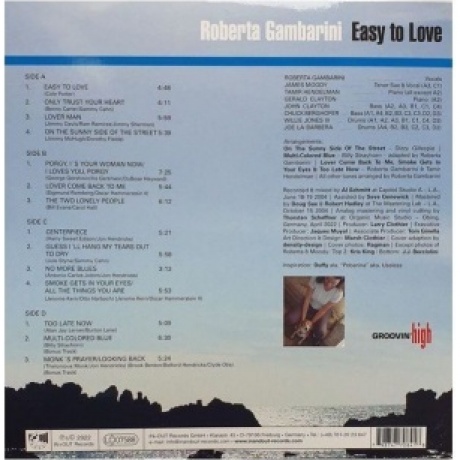 Roberta Gambarini - Easy To Love (Audiophile) (0798747708418) виниловая пластинка - фото 4