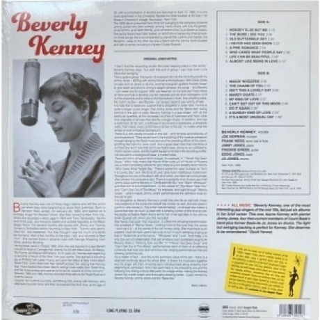 Beverly Kenney - With The Basie-Ites (8435723700128) виниловая пластинка - фото 2