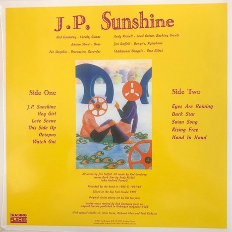 J.P. Sunshine - J.P. Sunshine (5060672880763) виниловая пластинка - фото 2