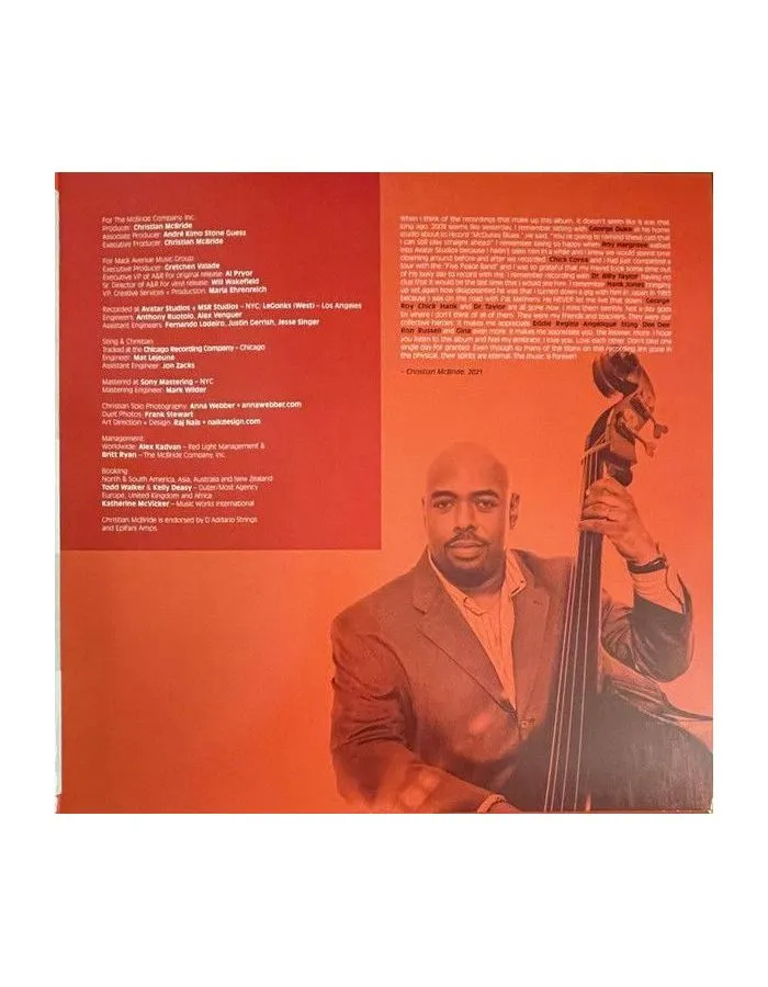 0673203105010, Виниловая пластинка McBride, Christian, Conversations With Christian (coloured) - фото 3