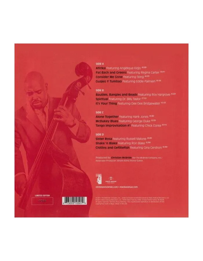 0673203105010, Виниловая пластинка McBride, Christian, Conversations With Christian (coloured) - фото 4