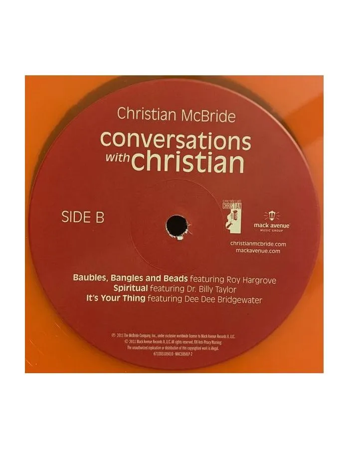 0673203105010, Виниловая пластинка McBride, Christian, Conversations With Christian (coloured) - фото 6