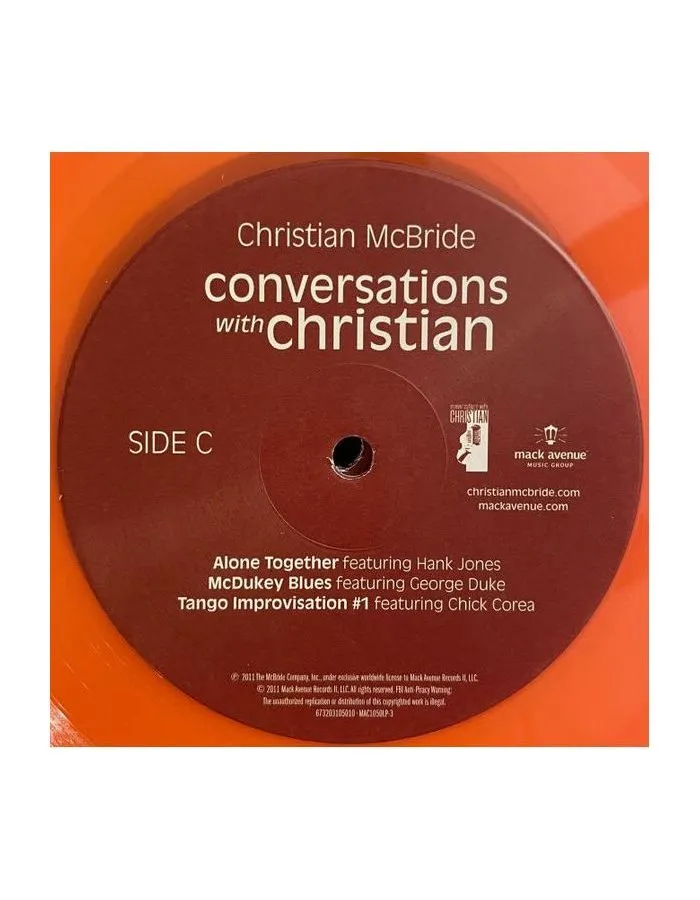 0673203105010, Виниловая пластинка McBride, Christian, Conversations With Christian (coloured) - фото 7