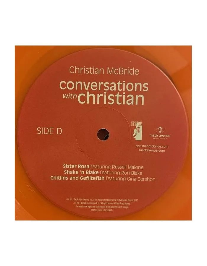 0673203105010, Виниловая пластинка McBride, Christian, Conversations With Christian (coloured) - фото 8